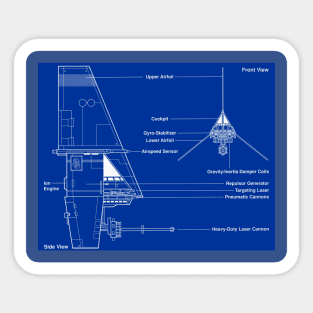 Desert Planet T16 Hopper Blueprint Sticker